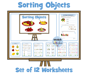 Sorting Objects Worksheets