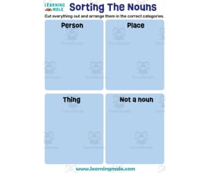 Sorting The Nouns Activity