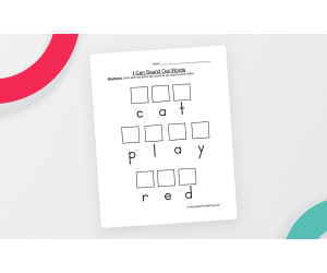 Sound Out Words Touching Worksheet