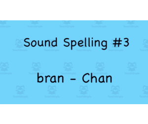 Sound Spelling Song #3