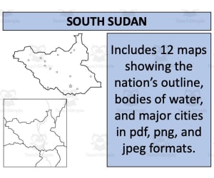South Sudan Map Resources