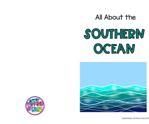 Southern Ocean Adapted Book, Printable, Color and BW, Special Ed