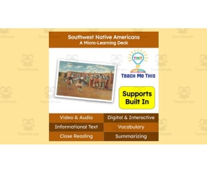 Southwest Native Americans | Reading Comprehension Deck | Interactive Lesson