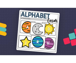 Space Alphabet Cards