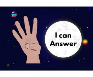 Space Classroom Decor: Hand Signs