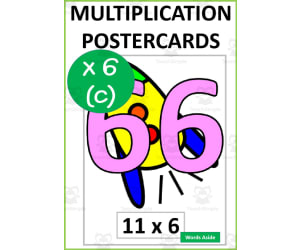 Space Multiplication Repeated Addition Posters x6c
