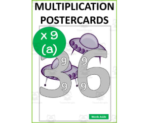 Space Multiplication Repeated Addition Posters x9a