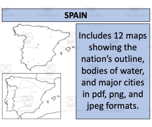 Spain Map Resources