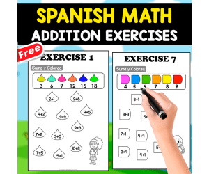 SPANISH ADDITION MINIBOOK | 7 PAGES