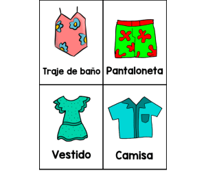 Spanish Clothes and Seasons