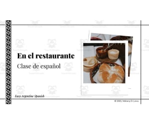 Spanish: Conversations in the Restaurant