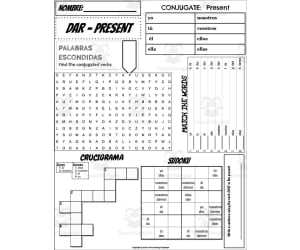 Spanish: Dar Conjugation Worksheet