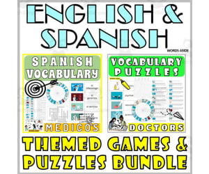 Spanish English Bilingual Vocabulary Activities DOCTORS