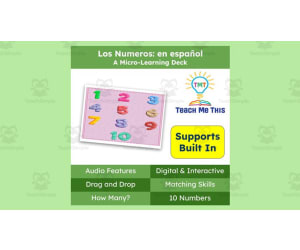Spanish: Interactive Numbers Lesson | Micro-Learning Deck