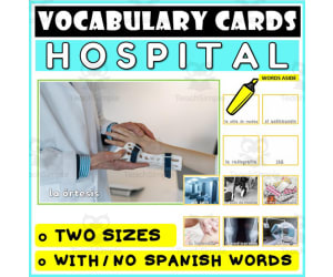 Spanish Language Vocabulary Flashcards 21