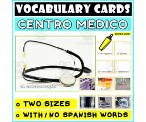 Spanish Language Vocabulary Flashcards 26