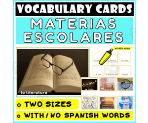 Spanish Language Vocabulary Flashcards 35