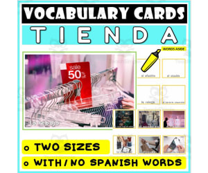 Spanish Language Vocabulary Flashcards 36