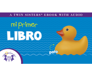 Spanish: Mi Primer Libro Video Storybook