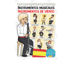 Spanish: Musical Instruments Flash Cards