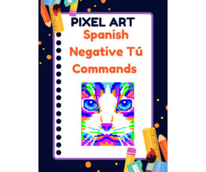 Spanish Negative Tú Commands | Pixel Art