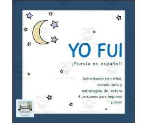 Spanish Poetry: Yo Fui - Teacher's Version - Poesía en español - 4 Versiones