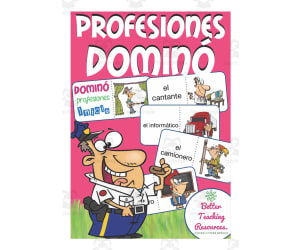 Spanish: Professions Domino Game | Vocabulary Practice Activity