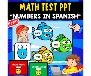 SPANISH QUIZ PPT INTERACTIVE | NUMBERS 0-9 IN SPANISH
