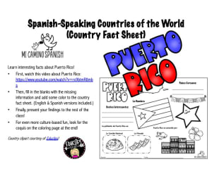 Puerto Rico Fact Sheet – Spanish-Speaking Countries