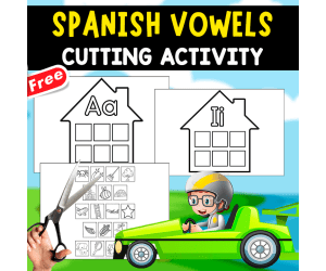 SPANISH VOWELS | CUTTING ACTIVITY