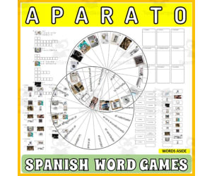 Spanish Word Puzzles Crossword Wordsearch Anagram DEVICES