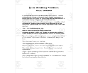 Special Interest Group Research