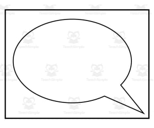 Speech Bubbles Printable