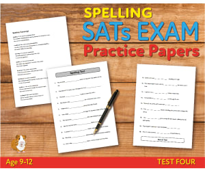 Spelling Practice Papers - Test 4 (Age 9-12)