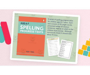 Spelling Progress Test - Test Two - Age 6-7 (KS1)