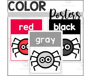 Spider Color Posters