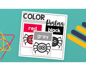 Spider Color Posters