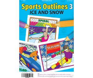 Sports 3 Outlines Colouring Book (Winter)