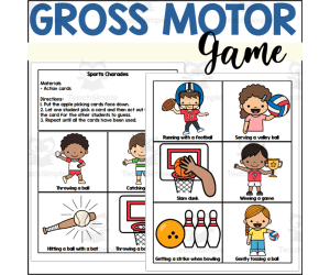 Sports Charades - A Sports Themed Gross Motor Game
