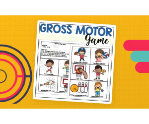 Sports Charades - A Sports Themed Gross Motor Game