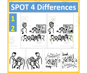 Spot Four Differences Series |12|