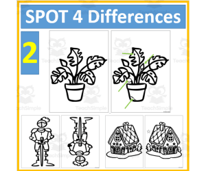 Spot Four Differences Series |2|
