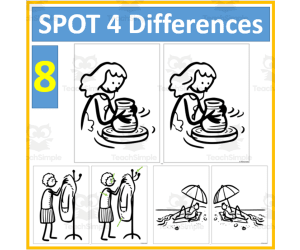 Spot Four Differences Series |8|