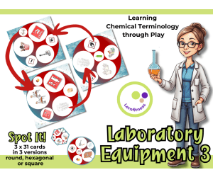 Spot It! – Laboratory Equipment 3 Fun & Engaging Game for Science Lab