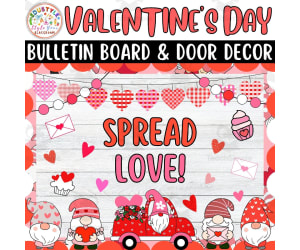 Spread love!: February And Valentine's Day Bulletin Boards