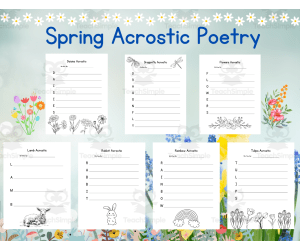 Spring Acrostic Poetry
