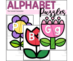 Spring Alphabet Puzzles