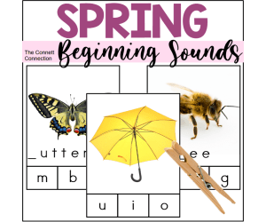 Spring Beginning Sound Clip Cards