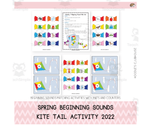 Spring Beginning Sounds Phonics Activity