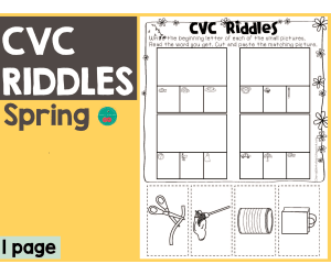 Spring CVC Riddles